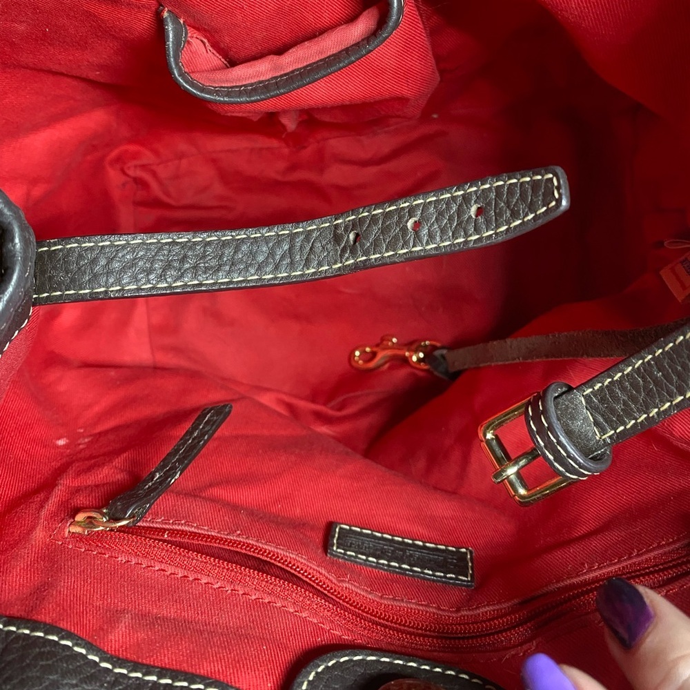 GUC Dooney & Bourke Madre Ladybug Satchel - Picture 3 of 9